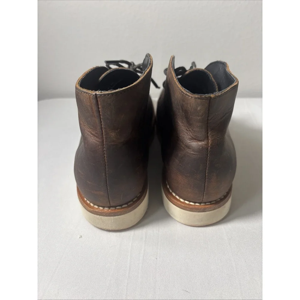 Thursday Boot Co Safari Scout Chukka Boots Men Size 9.5 Wedge Sole Brown Leather